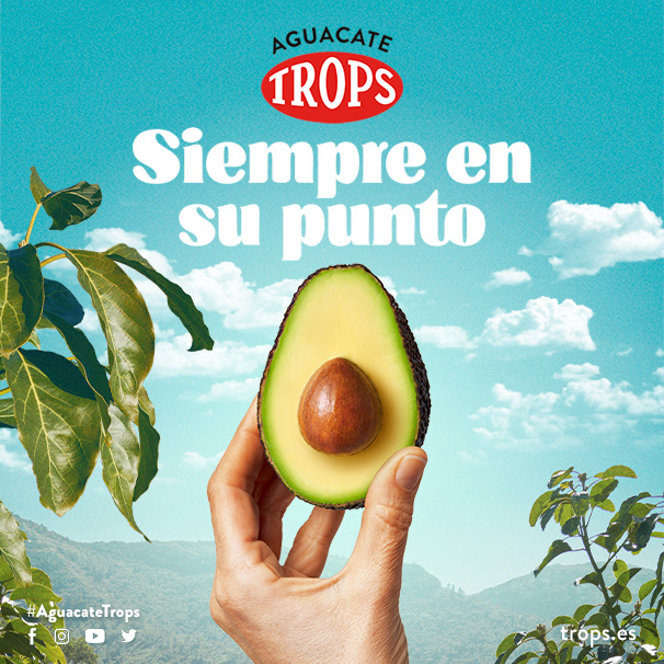 ‘Si es TROPS, es mucha fruta’, así es nuestra nueva campaña promocional del aguacate